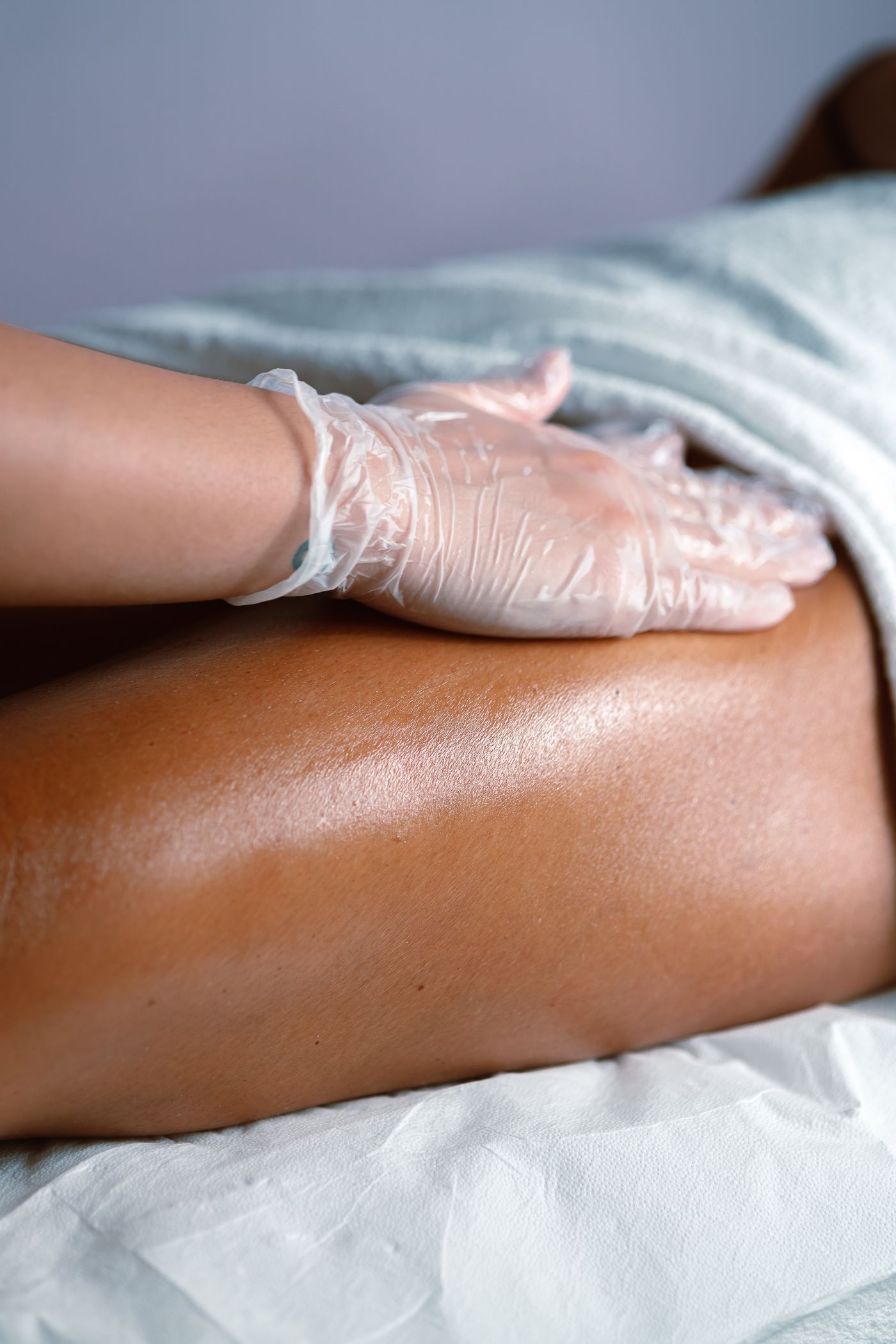 Gentle body waxing treatment at Kajun Jeanie
